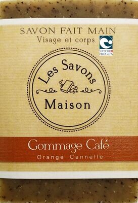 Savon Gommage Café Orange-Cannelle 100g Savon Gommage Café Orange-Cannelle 100g