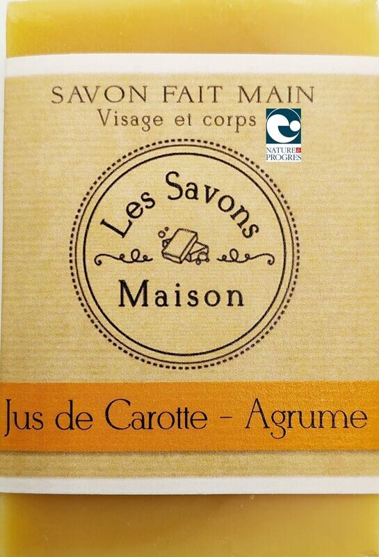 Savon Jus de Carotte-Agrume 100g