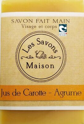 Savon Jus de Carotte-Agrume 100g