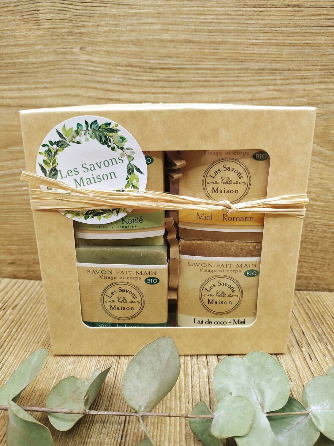 Coffret découverte 4 savons de 50g