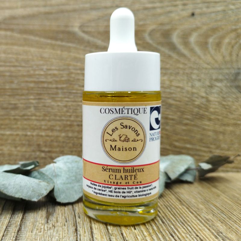 Sérum huileux clarté 30ml  Peau souple &  teint plus uniforme