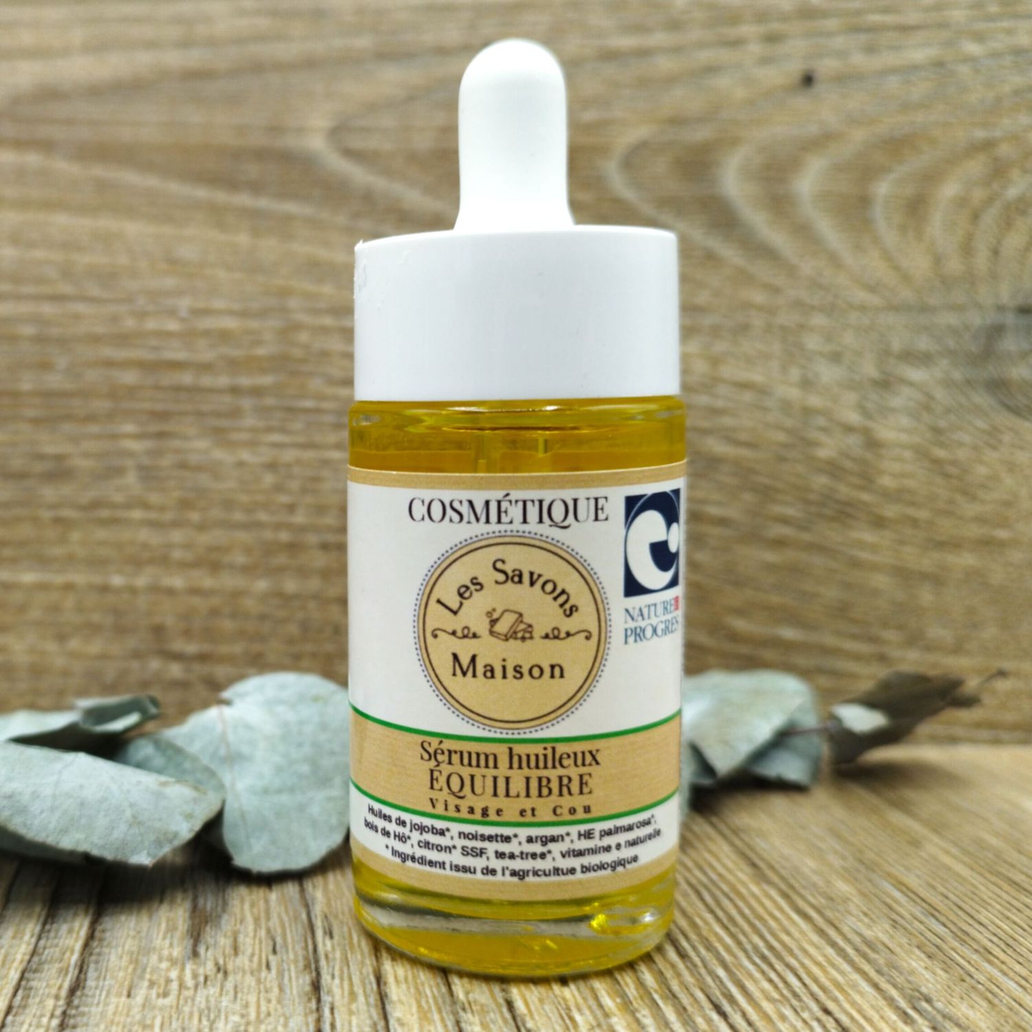 Sérum huileux équilibre 30ml  Peau nette & équilibrée