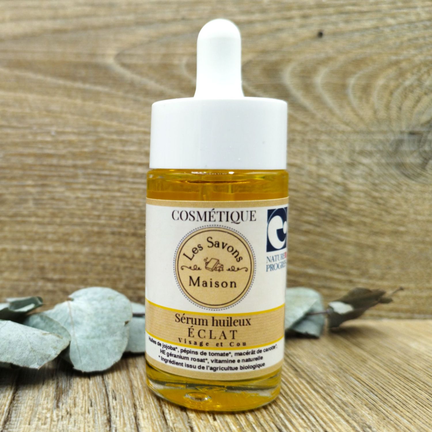 Sérum huileux éclat 30ml  Peau lumineuse & effet bonne mine
