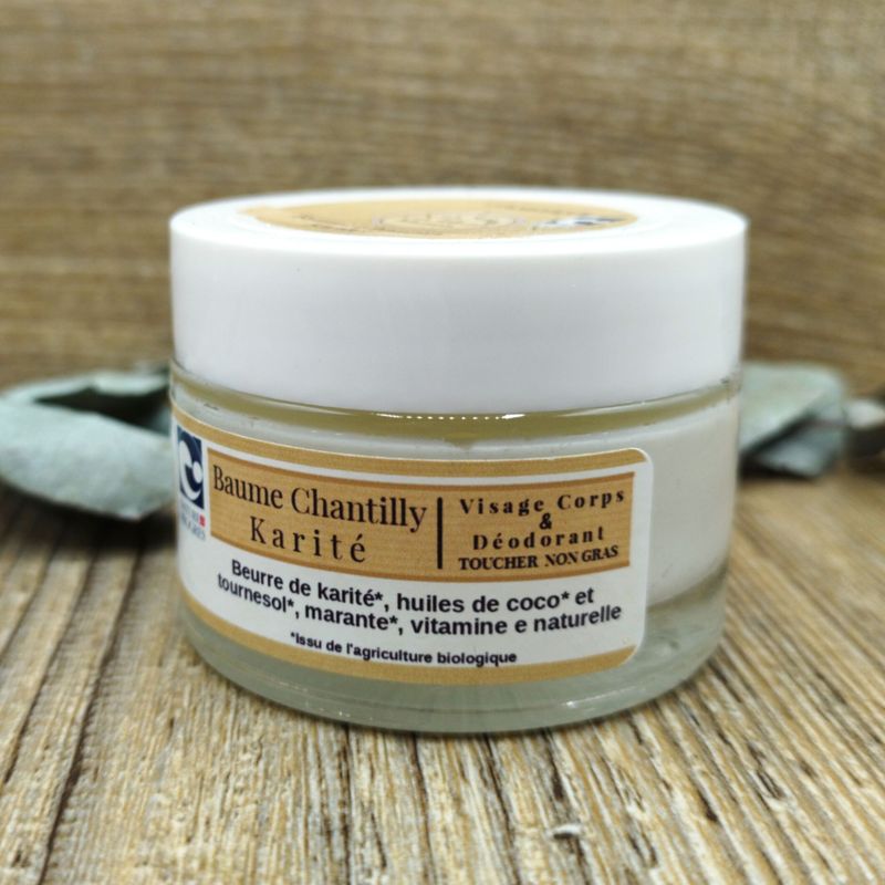 Baume chantilly karité 50ml  Peau nourrie & douce