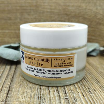 Baume chantilly karité 50ml  Peau nourrie & douce