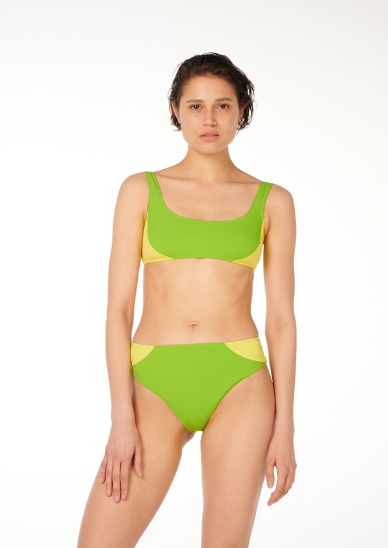 COSMIC Two-Tone High-Waisted Bikini COSMIC Two-Tone High-Waisted Bikini