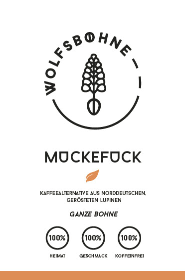 Muckefuck, Lupinenkaffee 250g -ganze Bohne-