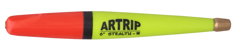 Stealth Series Float- Orange/Yellow 6"