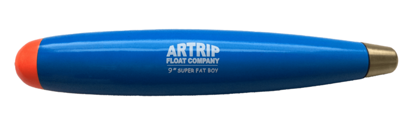 Super Fat Boy- Blue with red tip 9"