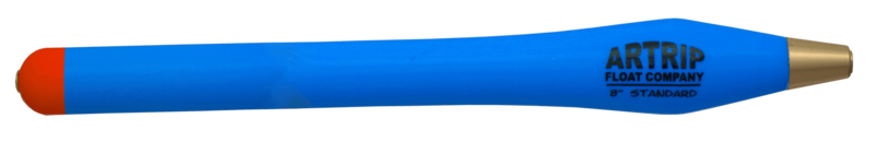 Standard Series Floats - Blue 8" w/red tip