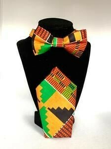 Ankara Neck Ties and Bow Ties for Men