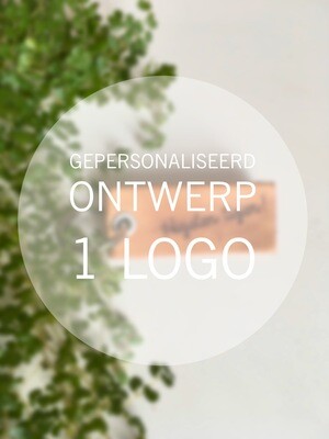 Gepersonaliseerd ontwerp - 1 logo