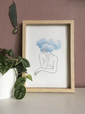 ‘Cloudy Girl’
Hemels blauw