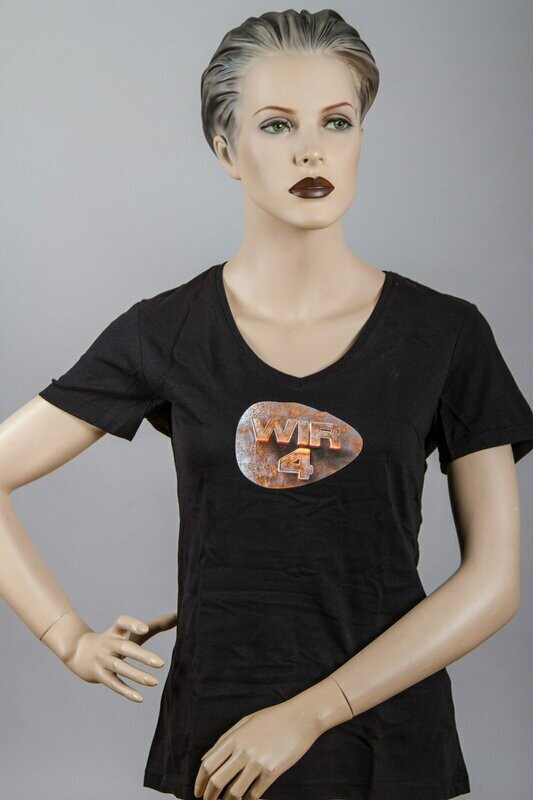 WIR4 T-Shirt Schwarz Damen