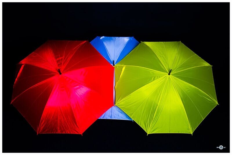 Bunte Schirme