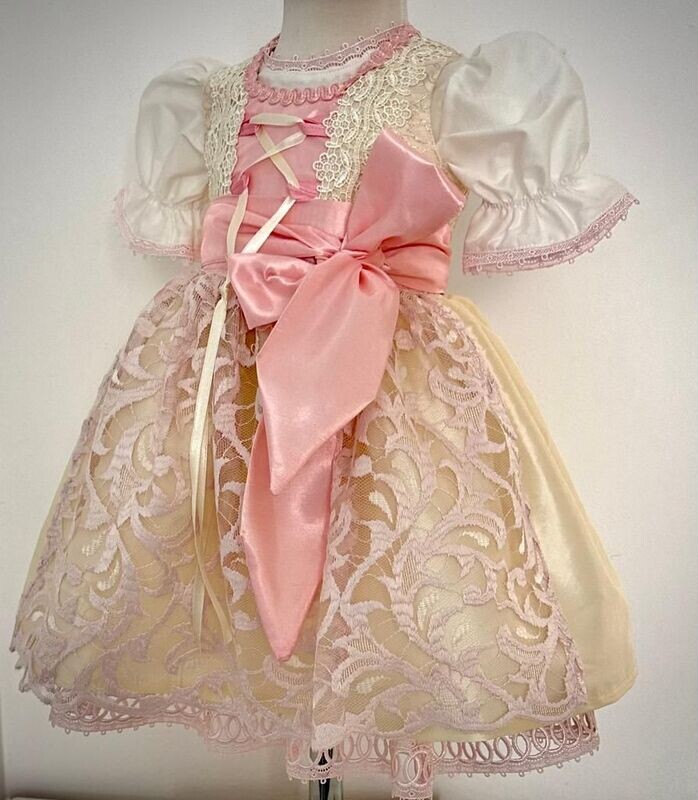 Taufdirndl "Candy Rose"