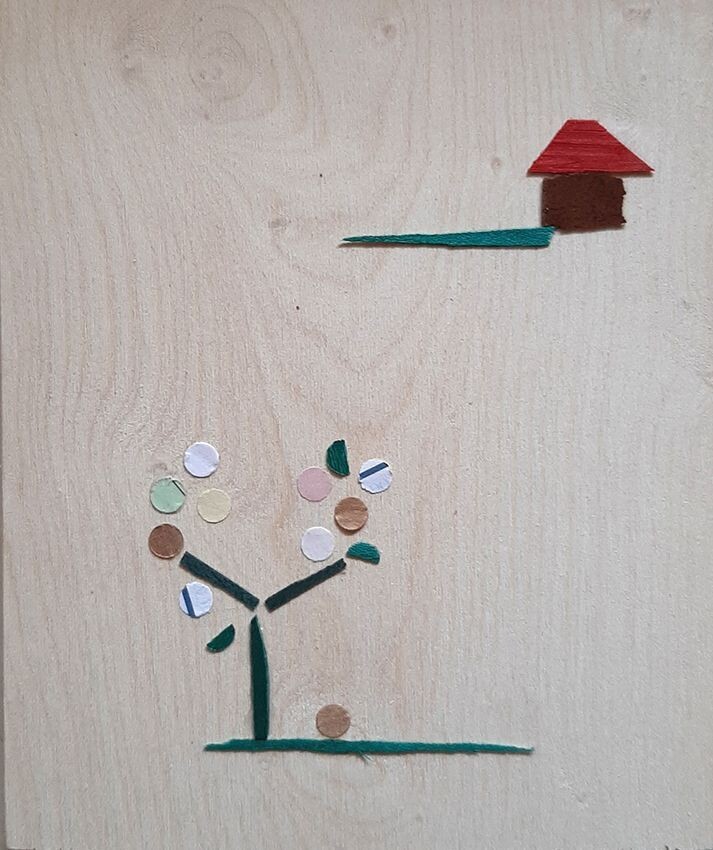 Mini cuadro de madera 16