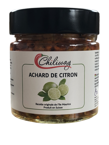 Achard de citron - pot de 250 gr