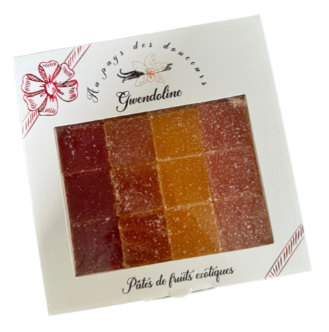Pâtes de fruits exotiques faites maison "Gwendoline" - 200 gr