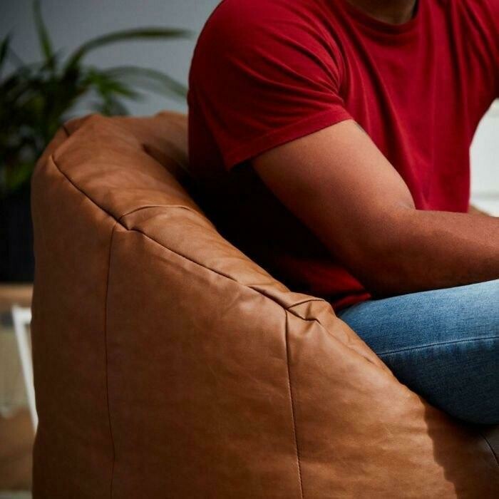 Luxury BeanBag Chair Leather
