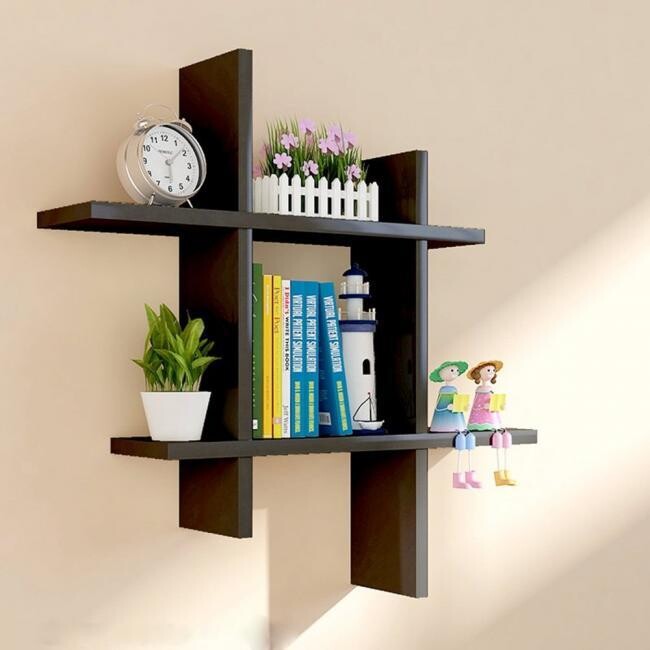 Wall Decor Shelf - Black