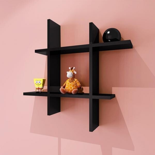 Wall Decor Shelf - Black
