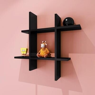 Wall Decor Shelf - Black