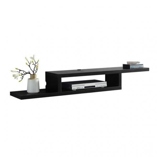 Home2go TV Floating Shelf, 135 cm - Black