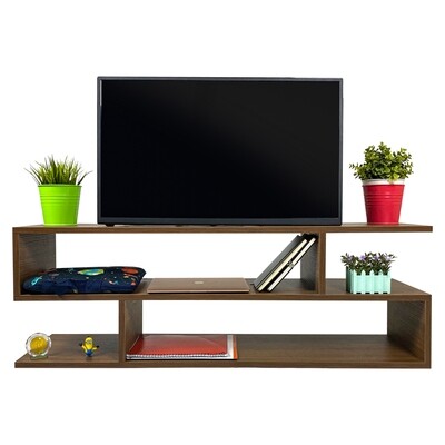 TV Table S shape brown