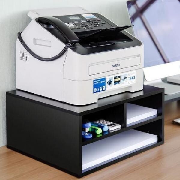Printer Stand &amp; Storage - Black