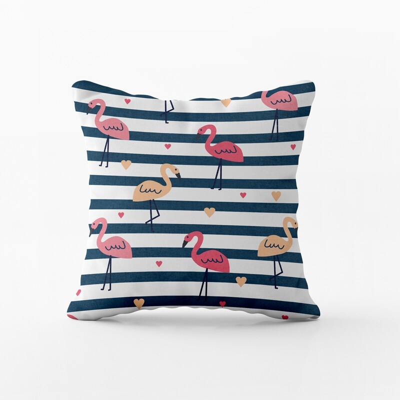 Home2go Flamingo Decor Cushion 45*45 cm