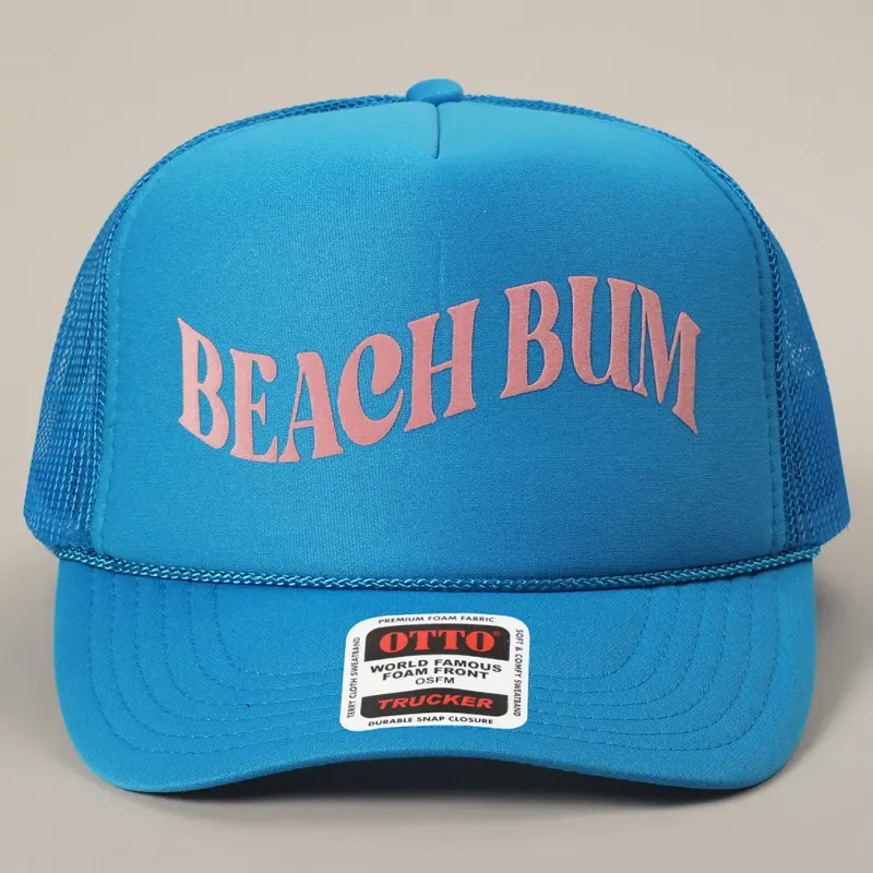 Beach Bum Printed Trucker