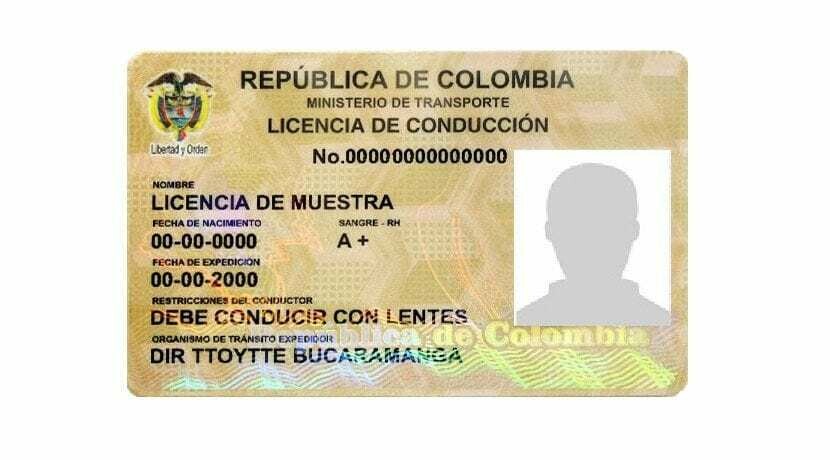 Permis de Conduire Colombie