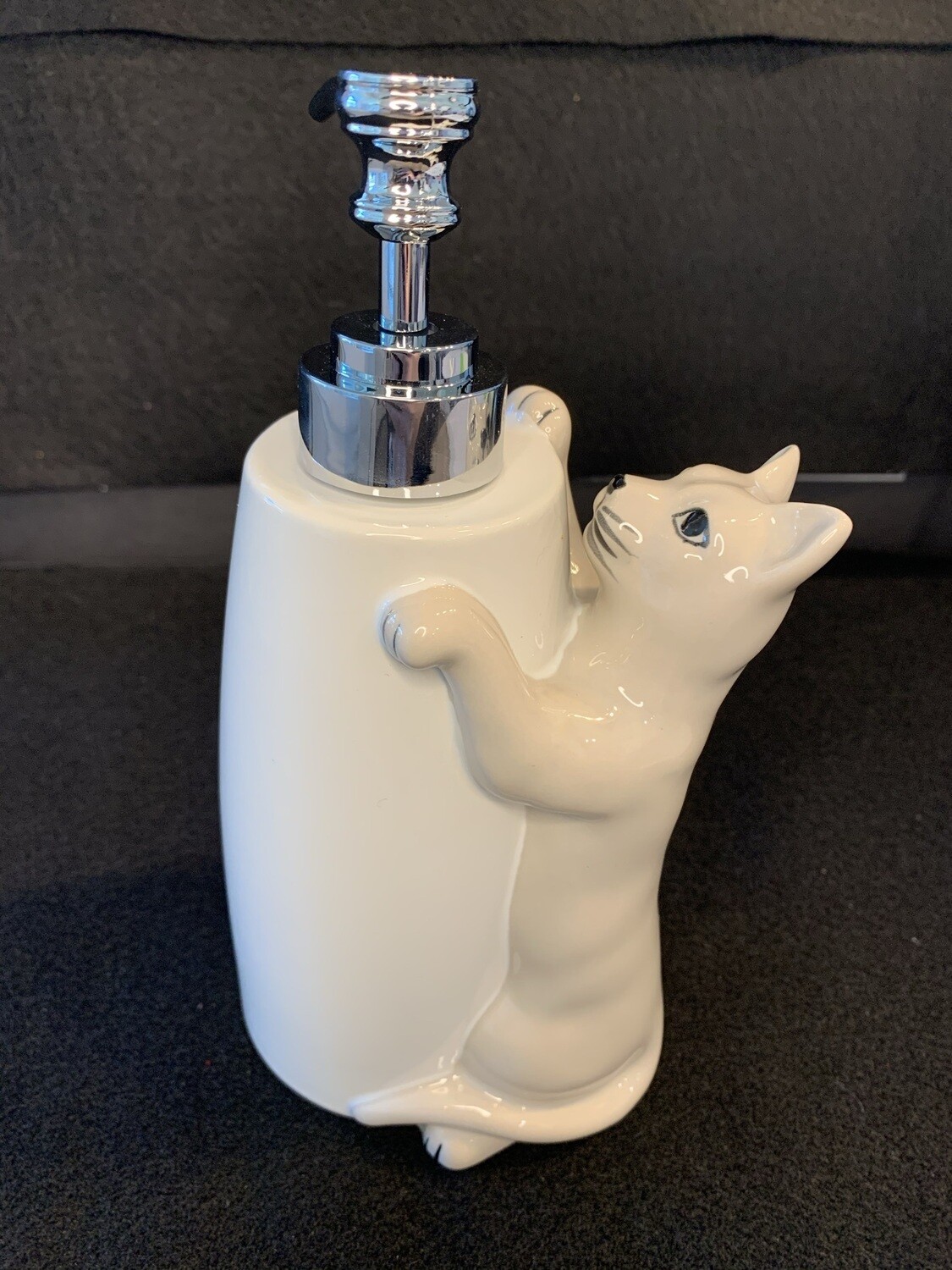 Cat Lotion Pump Ceramic Dispenser
