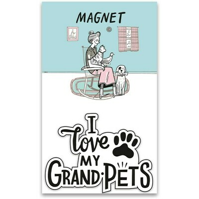 'Love my GrandPets' Magnet w/Card 'Love my GrandPets' Magnet w/Card