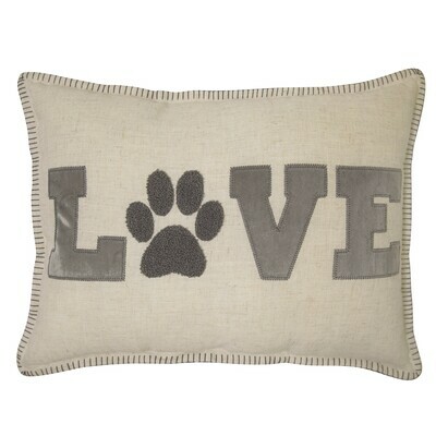 Love Pillow w/Fuzzy Paw - Reversible! Love Pillow w/Fuzzy Paw - Reversible!