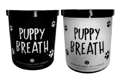 'Puppy Breath' Hand-Dipped Candle: 'Gingerbread' 'Puppy Breath' Hand-Dipped Candle: 'Gingerbread'