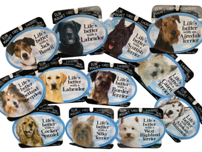 'Life's Better' With (Your Dog Breed) Magnets 'Life's Better' With (Your Dog Breed) Magnets