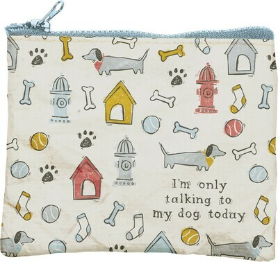 'Only Talking to My Dog Today' Zipper Pouch 'Only Talking to My Dog Today' Zipper Pouch