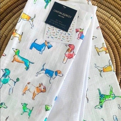 Designer Colorful Dogs 3-Pack Kitchen Towel Set Designer Colorful Dogs 3-Pack Kitchen Towel Set