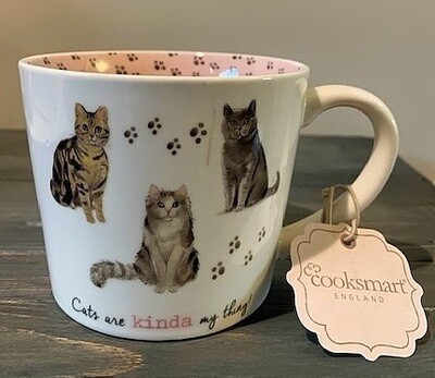 British Cats Mug: 'Cats are Kinda My Thing' British Cats Mug: 'Cats are Kinda My Thing'