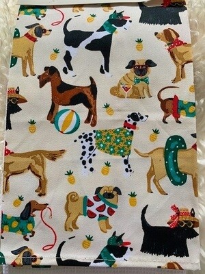 2-Pack Kitchen Towel Set: British 'Summer Dogs' 2-Pack Kitchen Towel Set: British 'Summer Dogs'