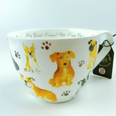 Made in Britain Mug: 'Best Friend has Four Paws' Made in Britain Mug: 'Best Friend has Four Paws'