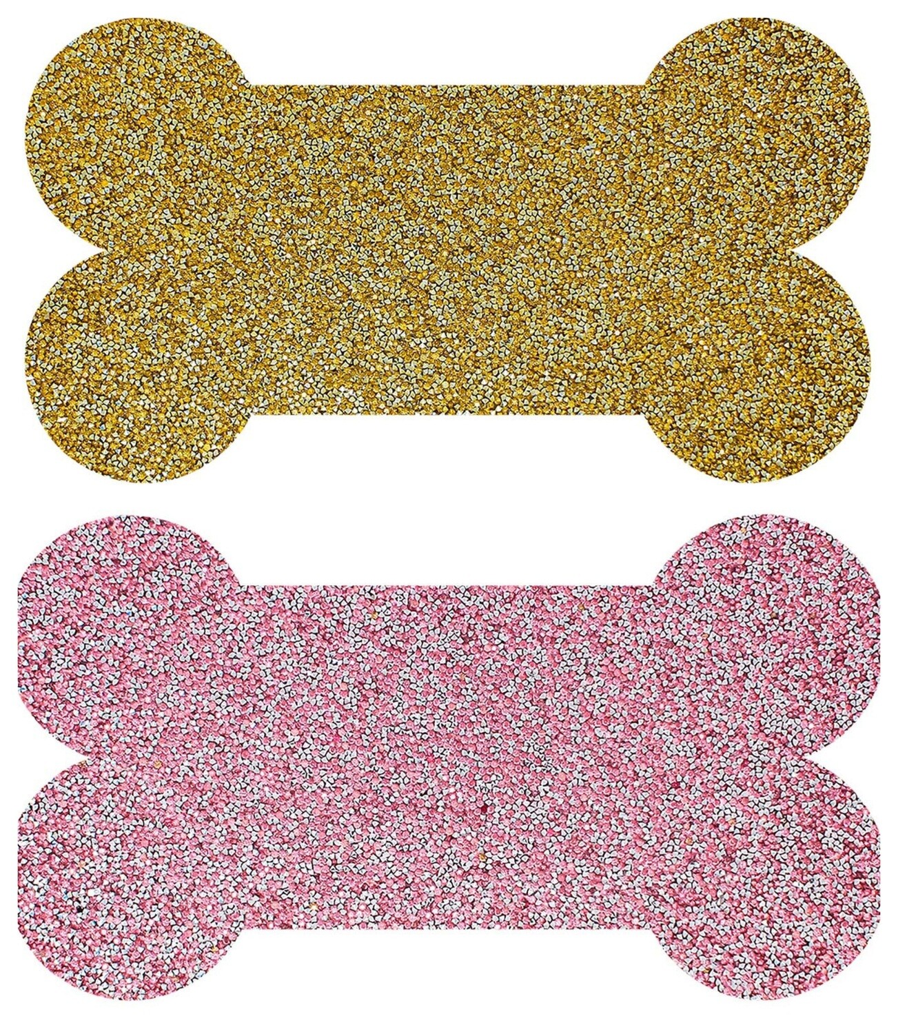 Bone Rhinestone Pet Mat (2 colors)