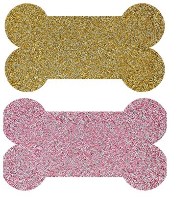 Bone Rhinestone Pet Mat (2 colors) Bone Rhinestone Pet Mat (2 colors)