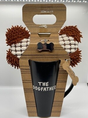 Dogfather Mug, Dog Toy & Tag Gift Set Dogfather Mug, Dog Toy & Tag Gift Set