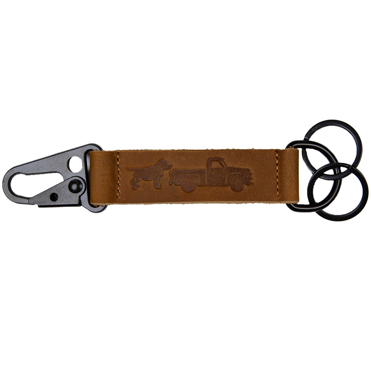 Simply Southern Men's Leather Key Clip