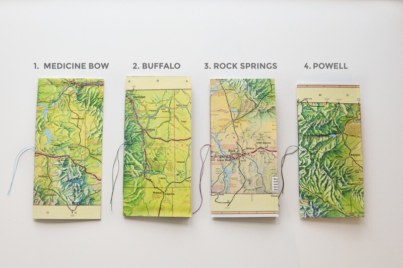 Wyoming Map Notebooks