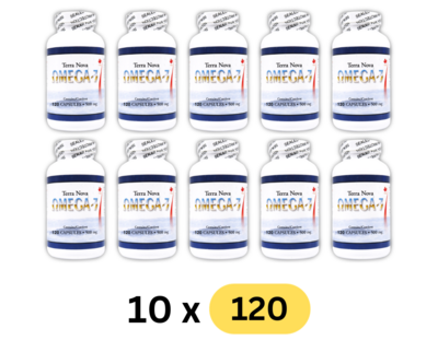 10 Regular Bottles - Terra Nova Harp Seal Oil Capsules