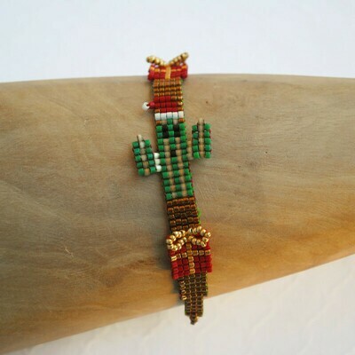 Saguaro Santa Cactus Bracelet